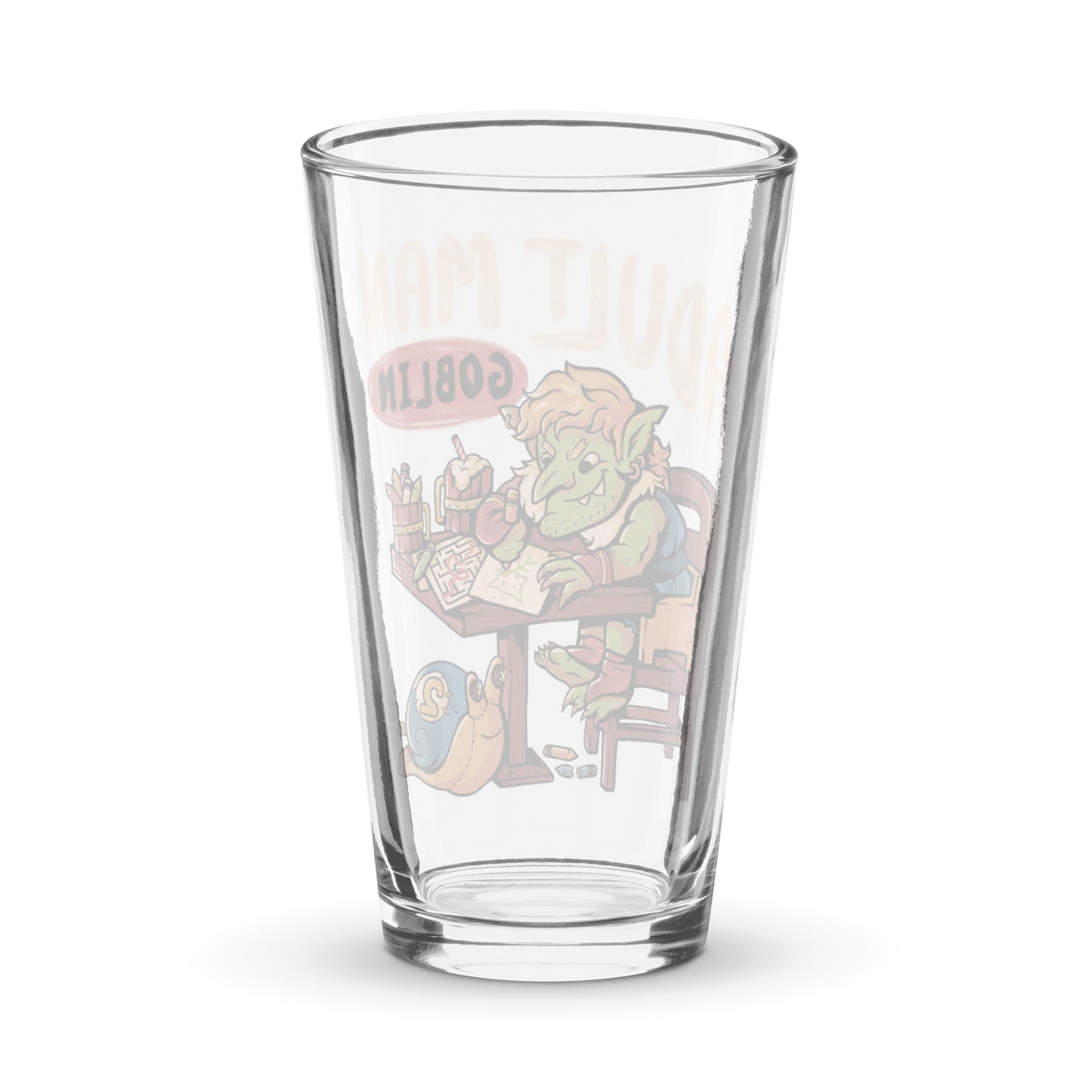 Adult Man Goblin - Pint Glass