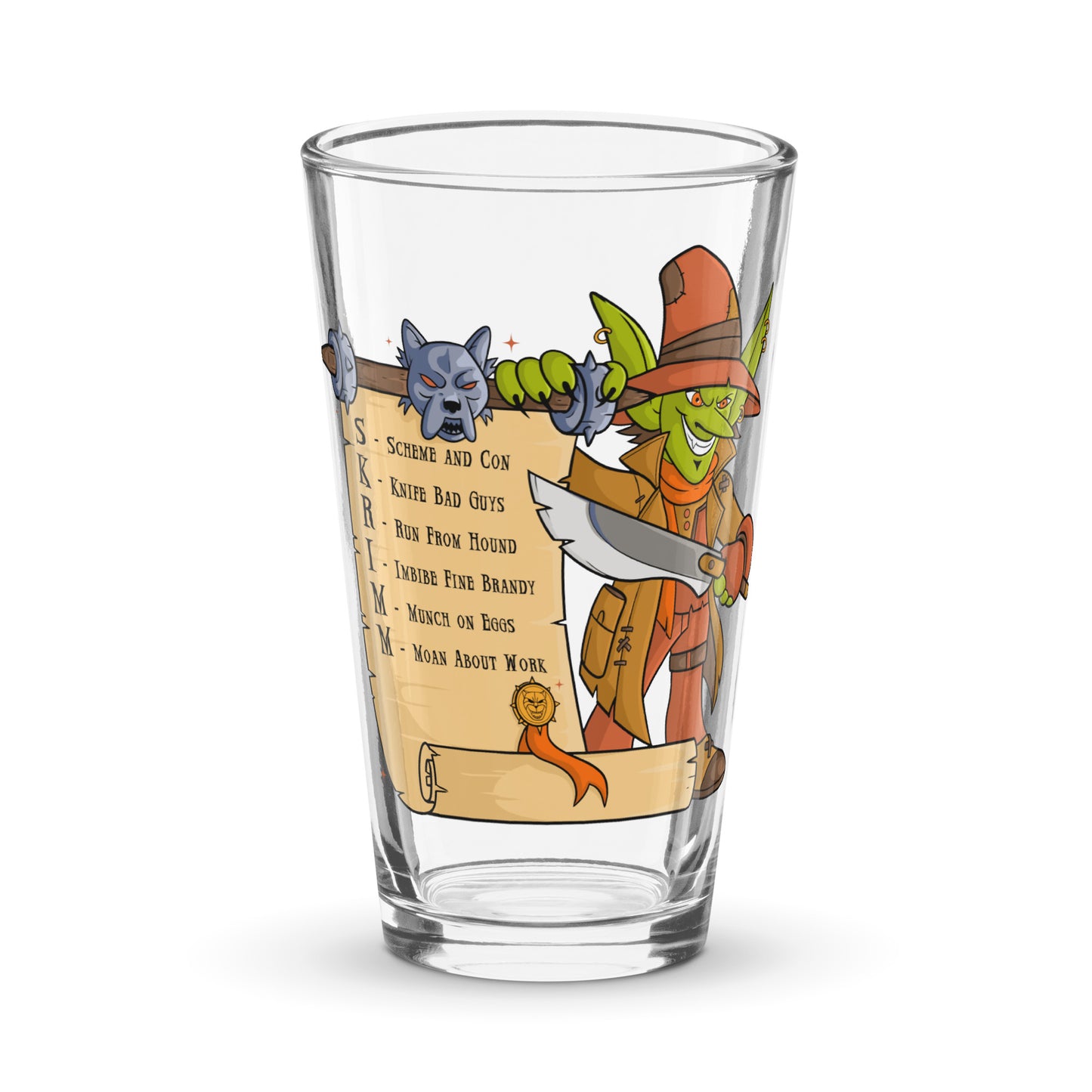 The S.K.R.I.M.M. System - Pint Glass