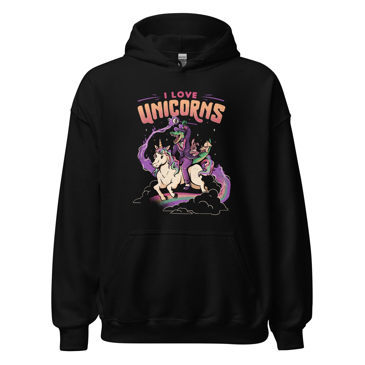 I Love Unicorns - Hoodie