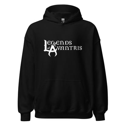 Legends of Avantris White Logo - Hoodie
