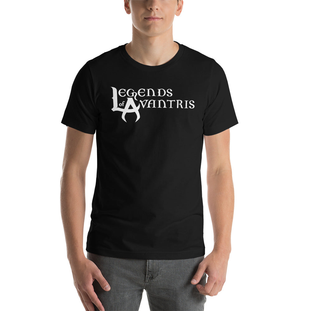Legends of Avantris White Logo - T-Shirt