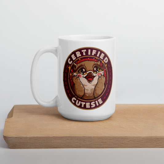 Certified Cutesie - White Glossy Mug