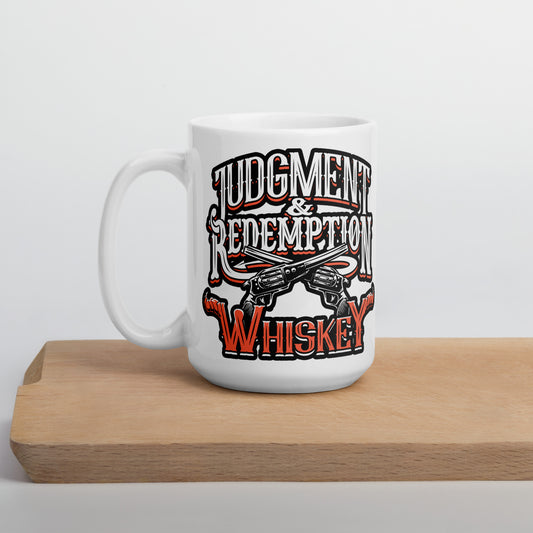 Judgment and Redemption - White Glossy Mug