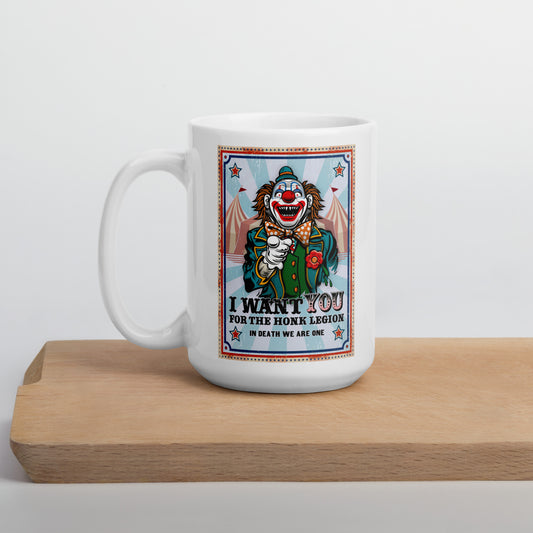 Chuckles Wants YOU - White Glossy Mug